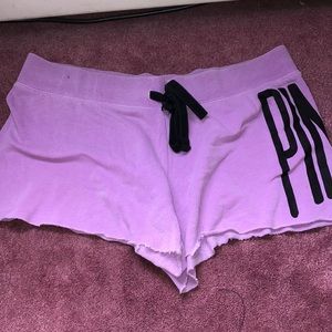 VS pink lounge shorts
